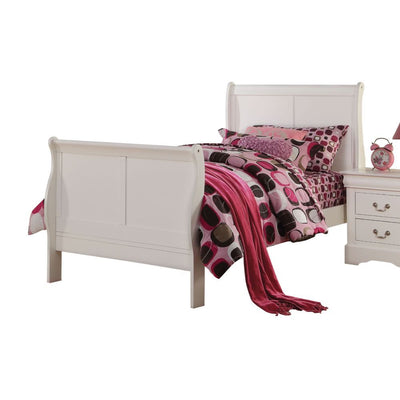 ACME Louis Philippe III Twin Bed #color_white