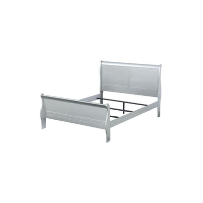 ACME Louis Philippe Queen Bed #color_Platinum