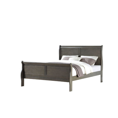 ACME Louis Philippe Queen Bed #color_Dark-Gray