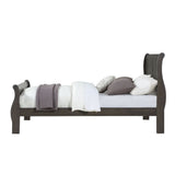 ACME Louis Philippe Queen Bed #color_Dark-Gray