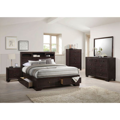 ACME Madison II Eastern King Bed #color_Espresso