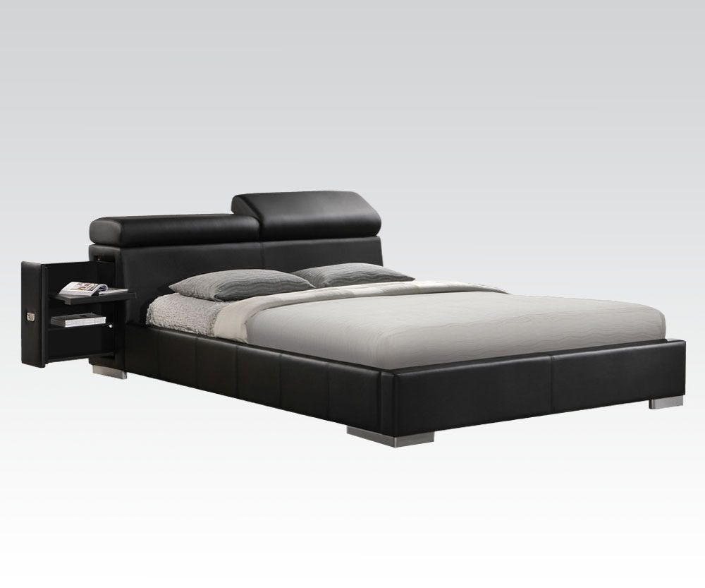 ACME Manjot Queen Bed #color_Black
