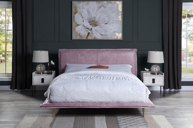 ACME Metis Eastern King Bed #color_Pink