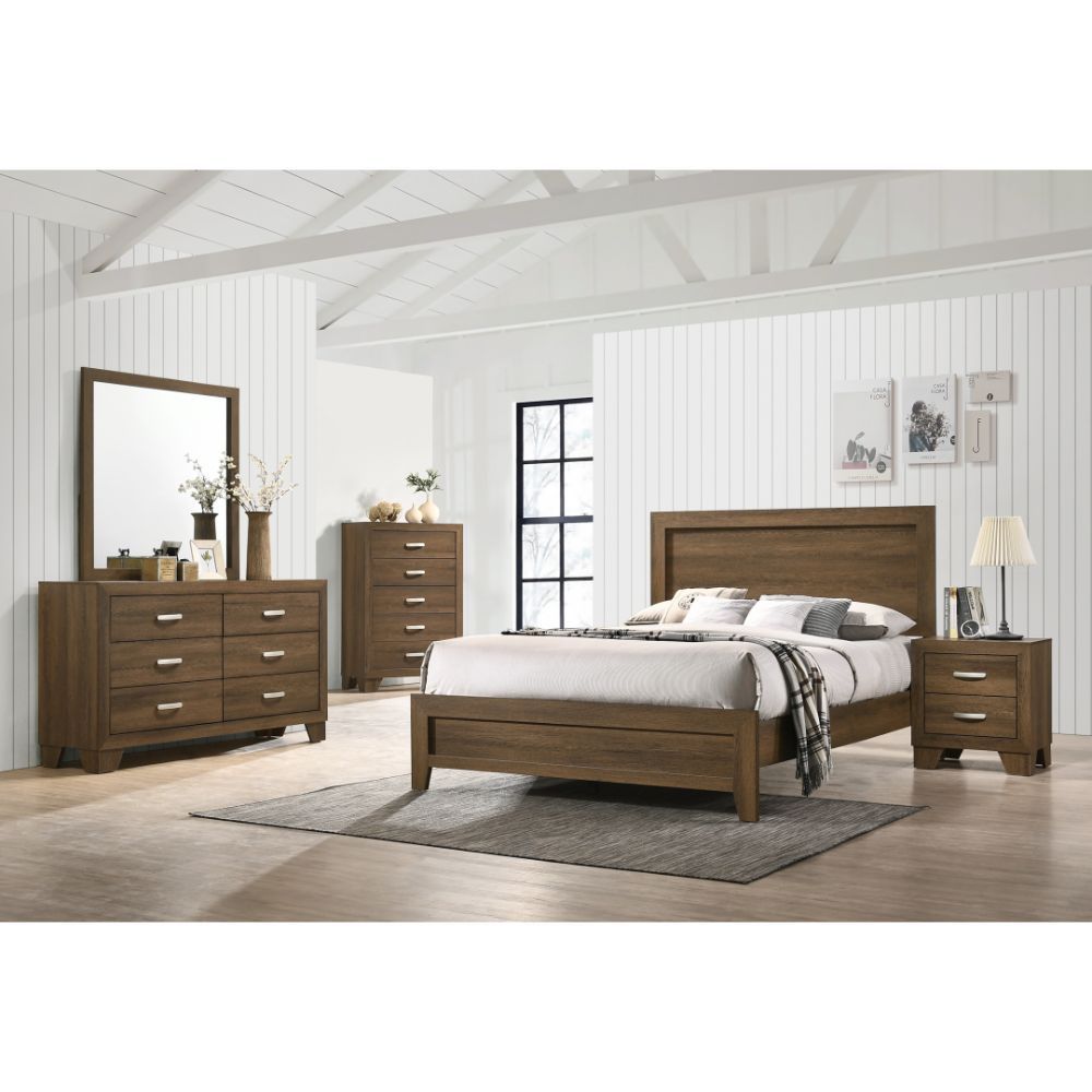 ACME Miquell Queen Bed #color_Oak