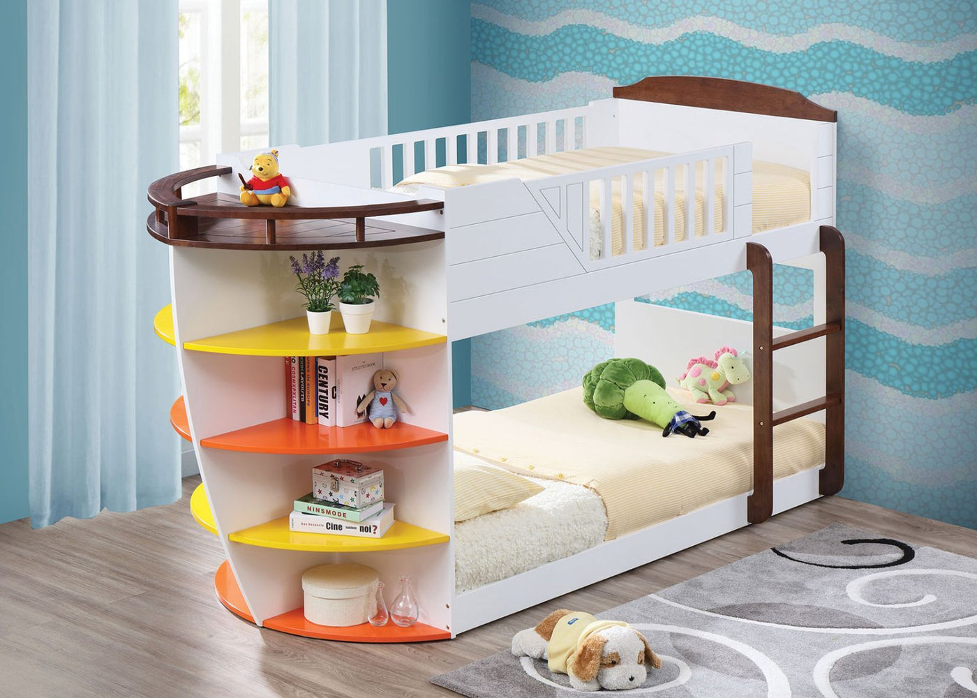 Neptune Twin/Twin Nautical Themed Bunk Bed