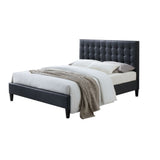 ACME Saveria Queen Bed #color_2-Tone Gray