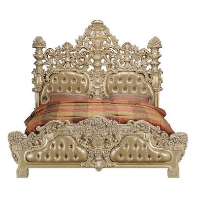 ACME Seville Eastern King Bed #color_Gold