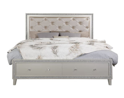 ACME Sliverfluff Queen Bed #color_Champagne