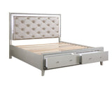 ACME Sliverfluff Queen Bed #color_Champagne