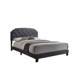 ACME Tradilla Queen Bed #color_Gray Fabric