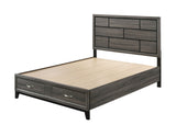 ACME VValdemar Eastern King Bed #color_Weathered Gray