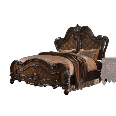 ACME Versailles California King Bed #color_Cherry-Oak