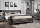 ACME Vidalia Eastern King Bed #color_Rustic Gray Oak