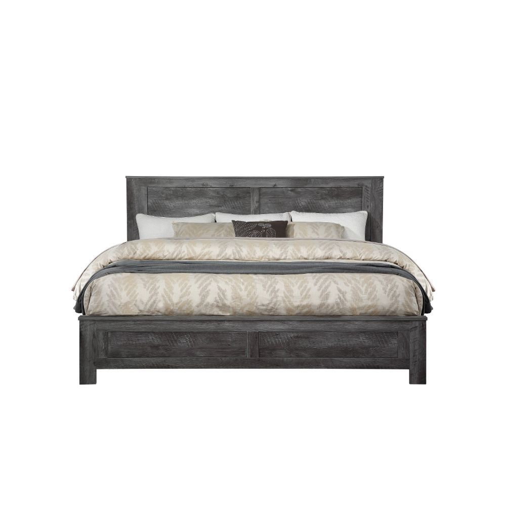 ACME Vidalia Queen Bed #color_Rustic Gray Oak