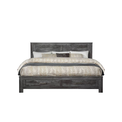 ACME Vidalia Queen Bed #color_Rustic Gray Oak