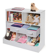 Combo Bin Storage Unit with Three Baskets