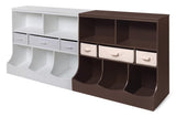 Combo Bin Storage Unit with Three Baskets