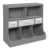 Combo Bin Storage Unit with Three Baskets