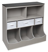 Combo Bin Storage Unit with Three Baskets