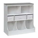Combo Bin Storage Unit with Three Baskets