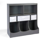 Combo Bin Storage Unit with Three Baskets