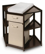 Diaper Corner Baby Changing Table with Hamper and Basket