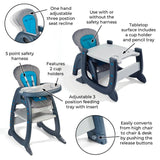 Envee II Baby High Chair with Playtable Conversion