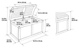 Hardwood Barrel Top Toy Chest