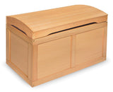 Hardwood Barrel Top Toy Chest