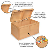 Hardwood Barrel Top Toy Chest