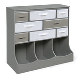 Storage Station with Eight Baskets and Three Bins