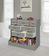 Storage Station with Eight Baskets and Three Bins