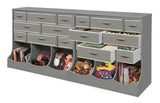 Storage Station with Eight Baskets and Three Bins