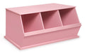 Three Bin Stackable Storage Cubby