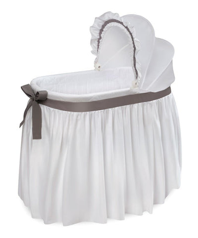 Wishes Oval Bassinet - Full Length Skirt