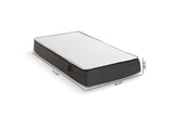 Cara 10-Inch Triple Layered Hypoallergenic Twin Size Memory Foam Mattress
