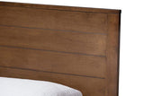 Catalina Modern Classic Mission Style Brown-Finished Wood Twin Platform Bed with Trundle