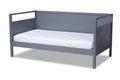 Cintia Cottage Farmhouse Grey Finished Wood Twin Size Daybed