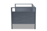 Cintia Cottage Farmhouse Grey Finished Wood Twin Size Daybed