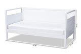 Cintia Cottage Farmhouse White Finished Wood Twin Size Daybed