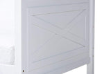 Cintia Cottage Farmhouse White Finished Wood Twin Size Daybed