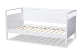 Cintia Cottage Farmhouse White Finished Wood Twin Size Daybed