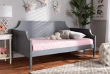 Mariana Classic and Traditional Grey Finished Wood Twin Size Daybed
