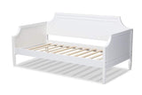 Mariana Classic and Traditional White Finished Wood Twin Size Daybed