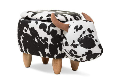 Mignonne Contemporary Wool Upholstered Buffalo Storage Ottoman