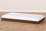 Payton Modern and Contemporary Brown-Finished Twin Trundle