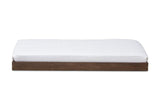 Payton Modern and Contemporary Brown-Finished Twin Trundle