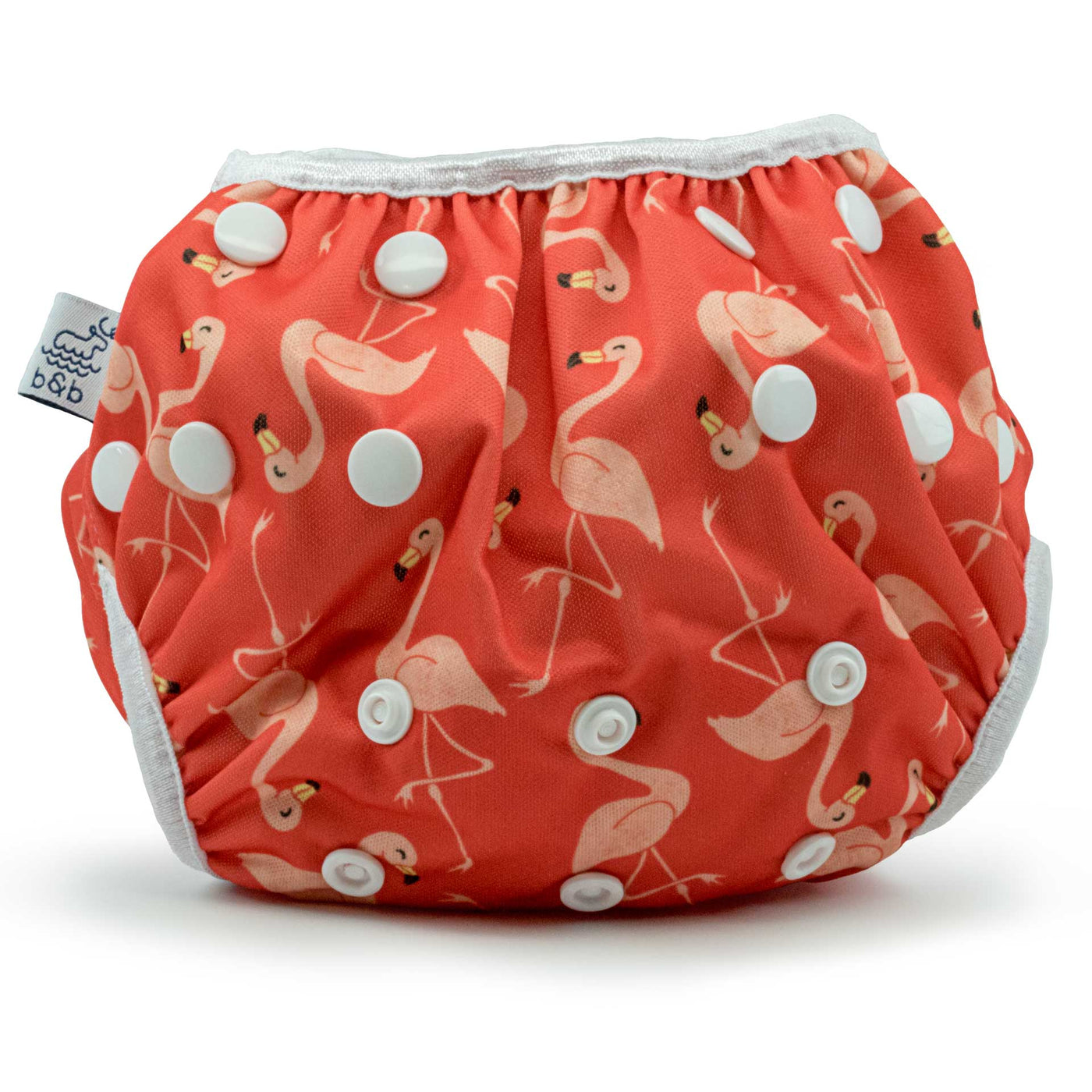 Flamingos Nageuret Girls Reusable Swim Diaper by Beau & Belle Littles