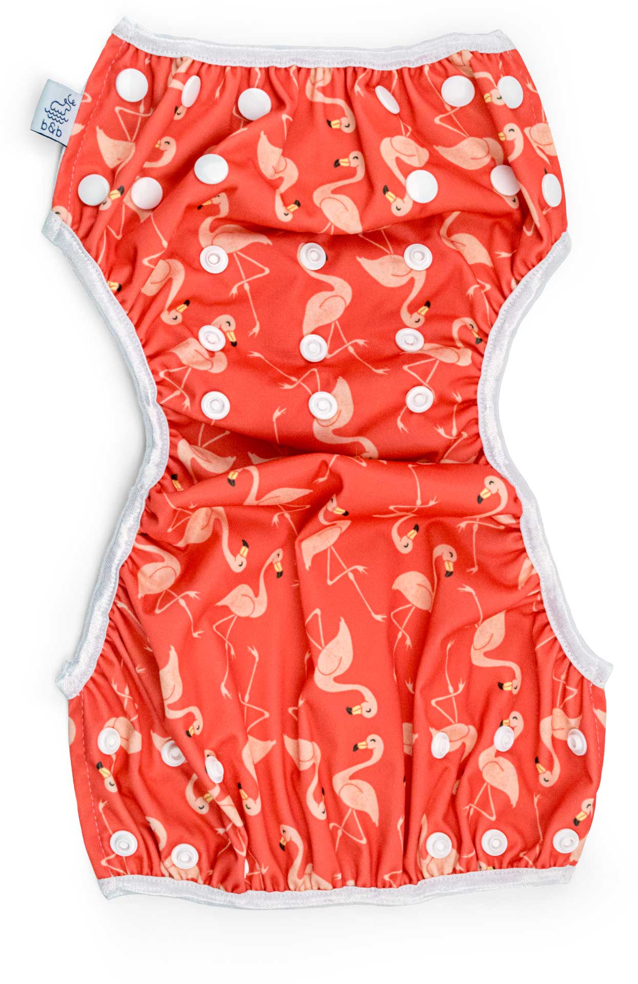 Flamingos Nageuret Girls Reusable Swim Diaper by Beau & Belle Littles