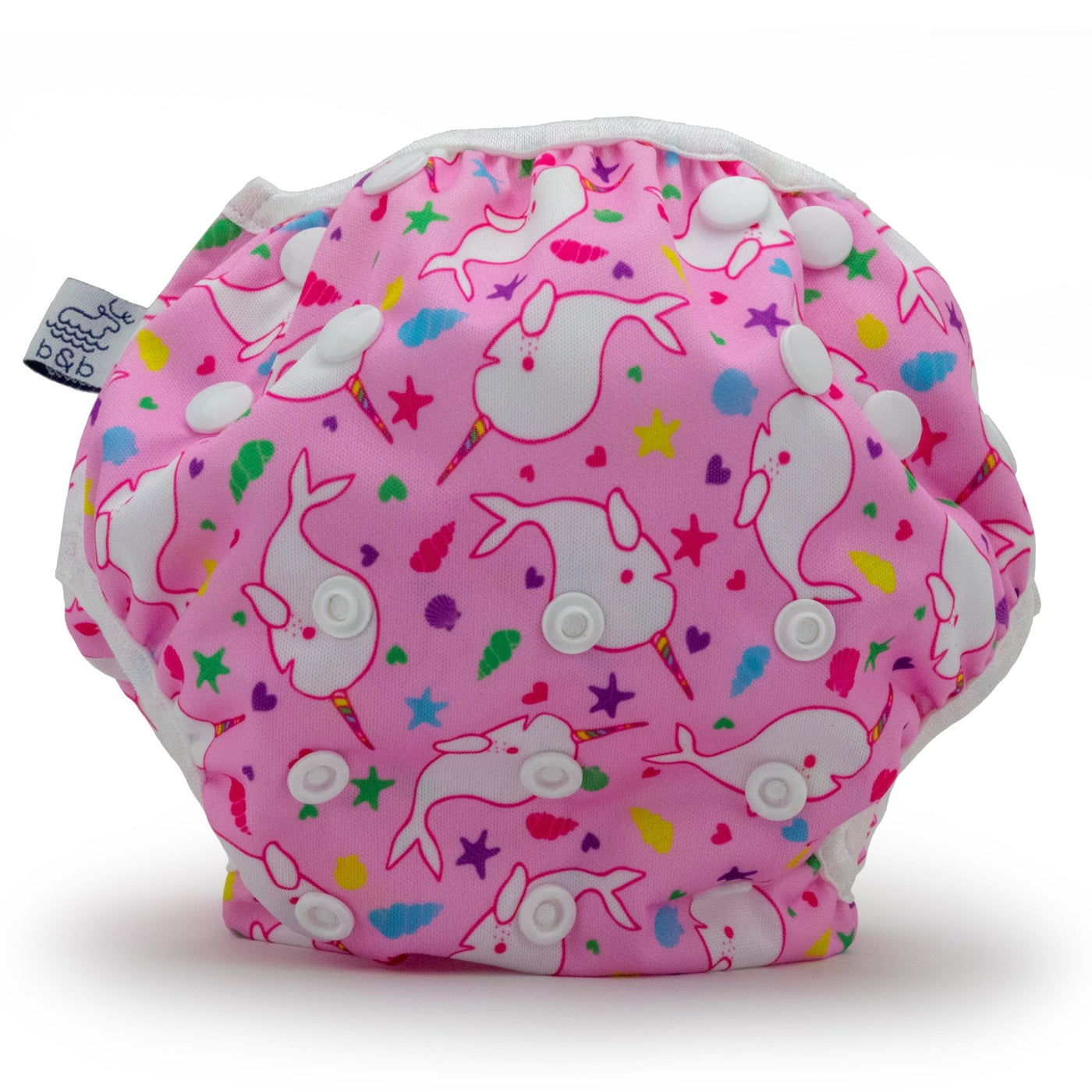 Narwhals 0-3 years Nageuret  Swim Diaper (Light Pink)